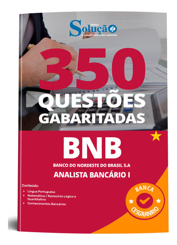 Apostila Bnb 2024 Questões Para Analista Bancário I Solução