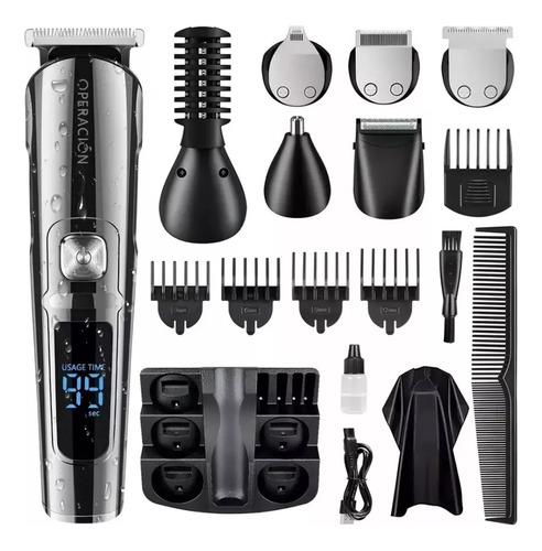 Operacion® Rasuradora Eléctrica Afeitador Hombre Barber Kit