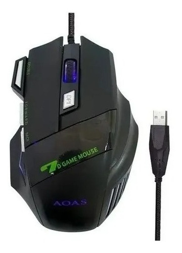 Mouse Gamer Profesional Rgb 7 Botones 3200 Dpi