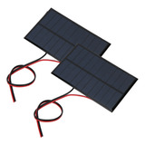 Panel Solar Exterior, 2 Piezas, Mini Módulo, Batería Systerm
