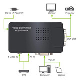 Conversor Adaptador Rca A Vga, Video, S-video A Rca