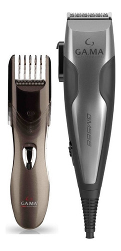 Maquina De Cortar El Pelo + Trimmer Ga.ma Gm566 29 Piezas 