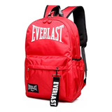 Mochila Urbana Everlast Bolsillo Anti Robo + Llavero Regalo