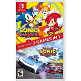 Jogo Sonic Mania + Team Sonic Racing Double Pack - Switch