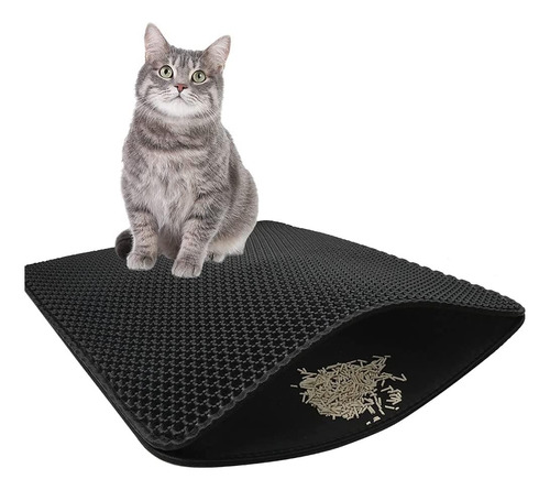 Alfombra Salida Arenero Gato Baño !!atrapa Arena!! 45*60cm