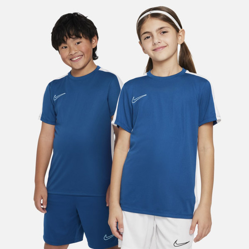 Playera Fútbol Para Niños Talla Grande Nike Academy23 Azul