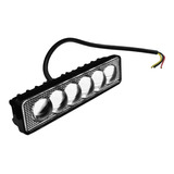 Par Faros 6 Leds Dual Blanco Ambar Estrobo 12 24 V