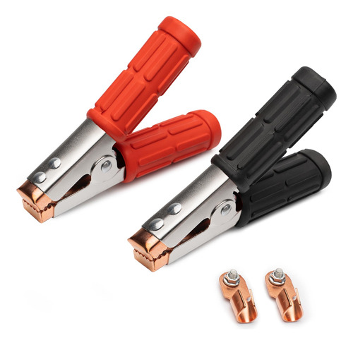 Ktc Pinzas En Cobre Set X2 Cables Auxiliares De Iniciar 600a