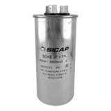 Capacitor Doble Combinado 50 + 8 Uf Sicap Refrigeración 450v