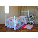 Cama 1 Y 1 1/2 Plaza De Hierro; Guayaibicamas Modelo Violeta