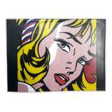 Individual Lichtenstein Arte Pop Lona / Goma Eva Rever 30x40