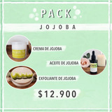 Kit Cuidado Facial Jojoba, (3) Exfoliante,  Aceite Y Crema. 