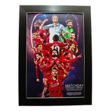 Poster Del Tottenhaml Vs Liverpool . Texturizado  52 X 38 Cm