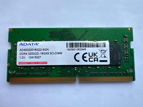 Memoria Ram Adata Para Laptop Ddr4 Sodimm