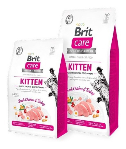 Brit Care Alimento Gato Grain Free Kitten 7kg Razas