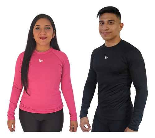 Duo Playeras Acuáticas Licra Parejas Natación