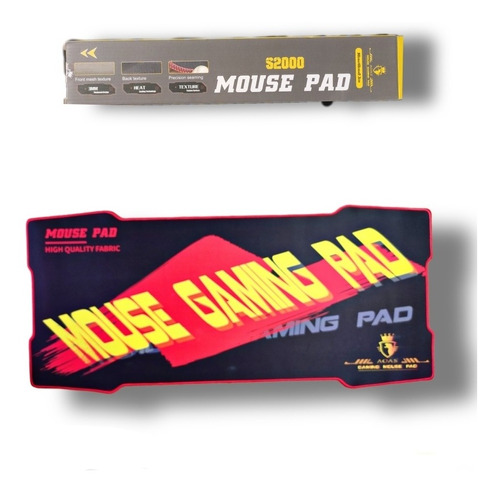 Mouse Pad Gamer Diseño Xl 90x40cm Antideslizante Cosido 