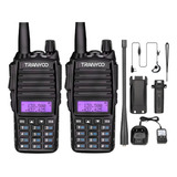 Walkie-talkie Uv-82 Portátil Comunicación Radio Uhf Vhf 2pcs