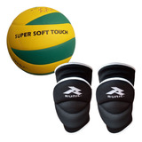 Balón Voleibol + Rodilleras Voleyboll Marca G-techz