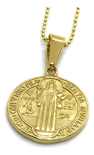 Leslie Boules Medalla De Protección De San Benito De Oro De