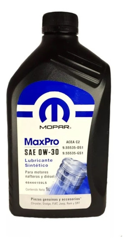 Aceite Mopar Sintetico 0w20