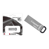 Memoria Usb 128 Gb Kingston Dtkn Kyson Usb 3.2 Plata