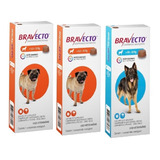 Bravecto ( 2 ) Unid De 4,5 A 10kg + ( 1 ) Unid De 20 A 40 Kg