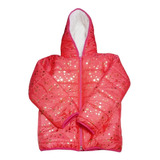 Campera Inflada  Puffer Nena Con Abrigo Peluche Chaqueta 