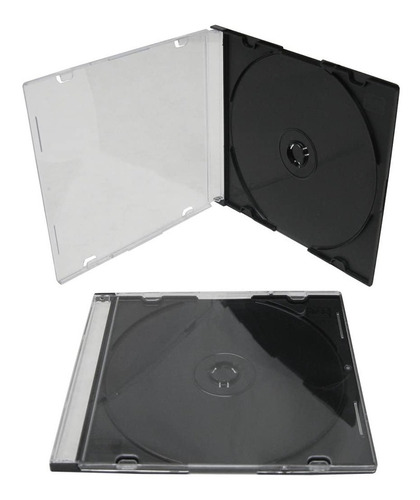 Caja Cd Slim 5.2 Mm Calidad Premium Pack X 50 Unidades