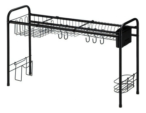 Cozinha Autossustentável Modular Rack Cozinha Escorredor Art Cor Preto