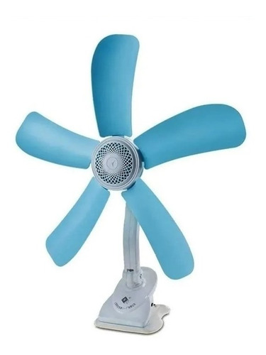 Ventilador Clip Pinza Broche Indoor Cooler Cultivo 5 Aspas 