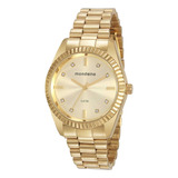 Relogio Mondaine Feminino Dourado Grande 76768lpmvde2