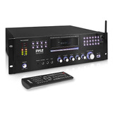 Pyle 4 Channel Pre Amplifier Receiver - 1000 Watt Rack Mo...