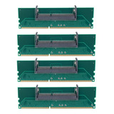 Adaptador 4x Ddr3 Para Portátil So-dimm A Memoria Dimm De Es