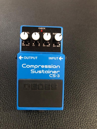 Pedal De Efeito Boss Compression Sustainer Cs-3  Azul