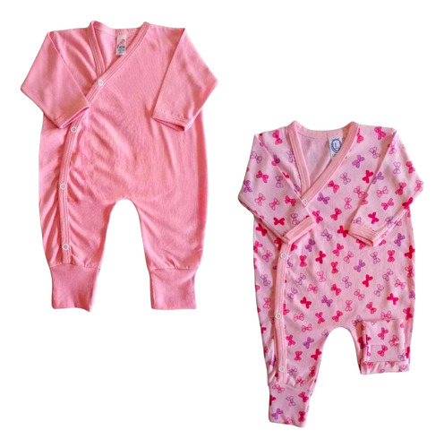 Kit 12 Macacão Roupa P/ Bebe Kimono Pijama Atacado Infantil