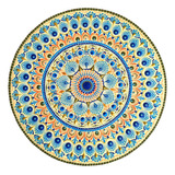 Mandala Criação 30cm Mdf Quadro Mandala Pontilhismo