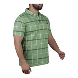 Playera Tipo Polo Hombre Color Verde 809-89