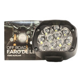 Faro Auxiliar Luz Blanca Plastico Abs Off Road 12v 12led 36w