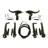 Kit Completo De Frenos V-brake Para Bicicleta Mtb Ruta Paseo