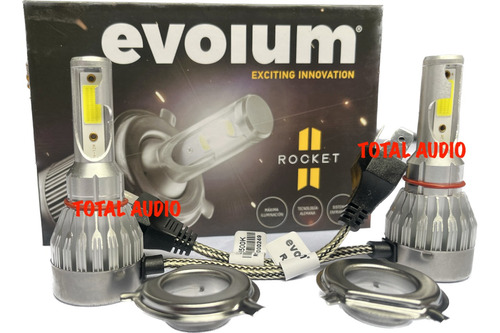 Kit De Focos Hyperled Led Evolum Rocket 8500lumenes H7/h11/9