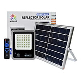 Reflector Solar Led Exterior 100w  Ip66 Con Control Remoto
