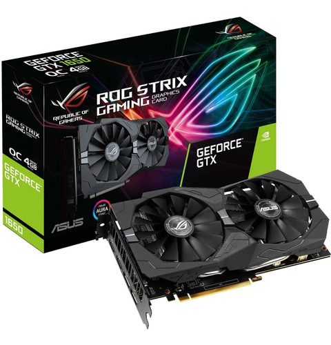 Tarjeta De Video Rog Strix Nvidia Gtx 1650 Oc 4gb Gddr5 Asus