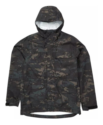 Campera Rompeviento Multicamblack Tech Impermeable Billabong