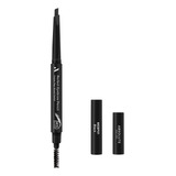 Lápiz De Cejas Perfect Eyebrow Black Hard Color Negro