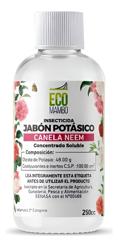 Jabón Potásico Neem Y Canela 250 Ml Ecomambo Valhalla Grow