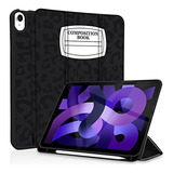 Funda Para iPad Air 5 (2022) And iPad Air 4 (2020) Negro Leo