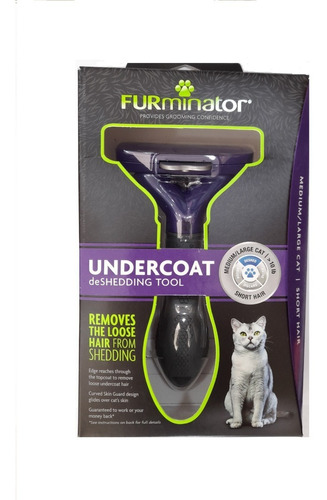 Furminator Deslanador Gato Grande Pelo Corto