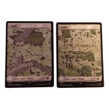 2 Cartas Magic Lord Of The Rings Plains Lands Mtg Lotr