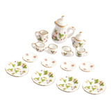 Flores Set De Té De Porcelana